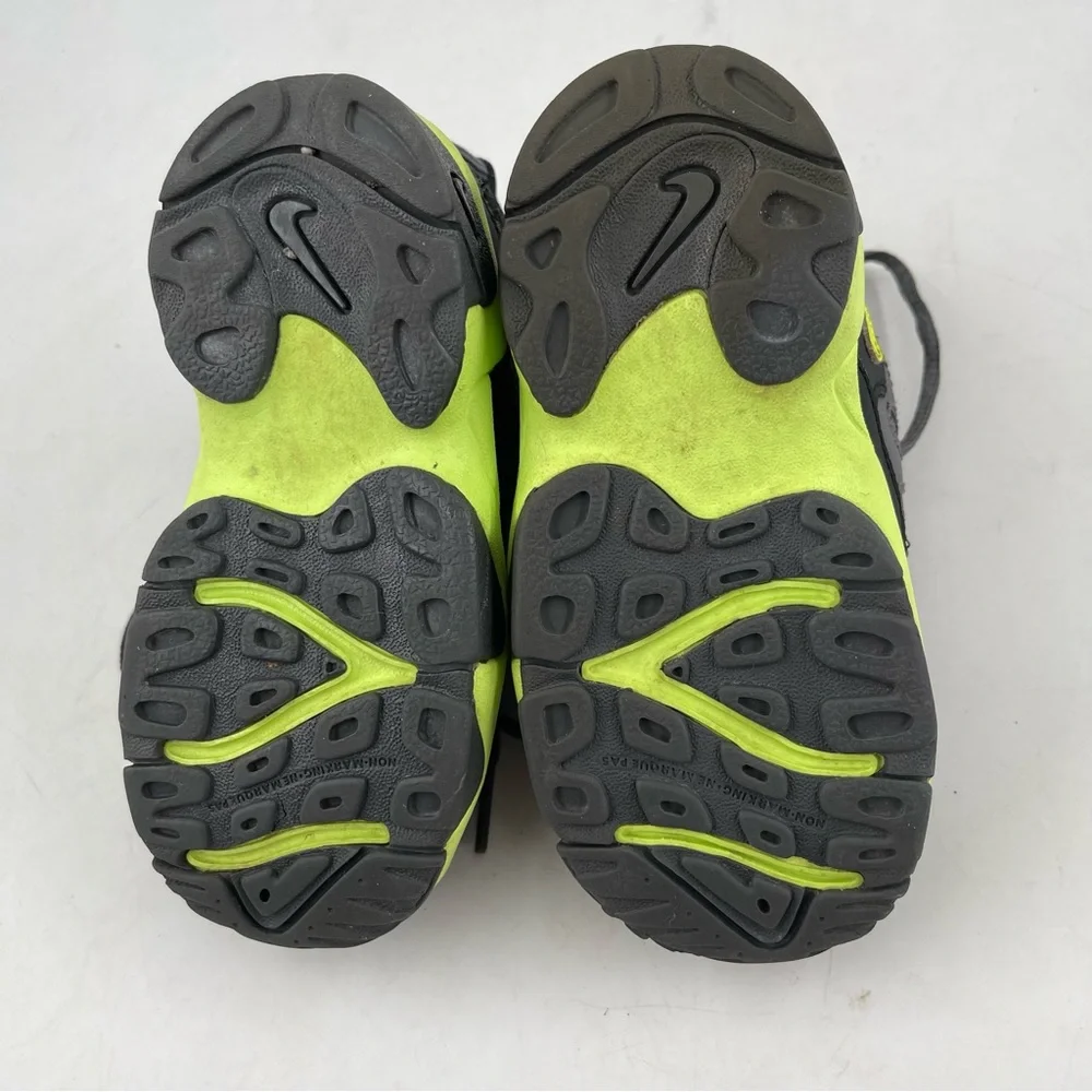 Nike Unisex Kid’s High Boots - Size 8C - Grey Yellow Sneakers Shoes